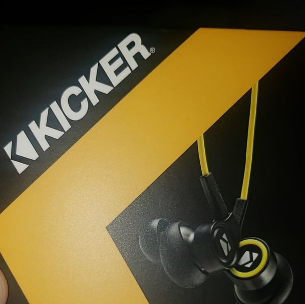 New Kicker ear buds